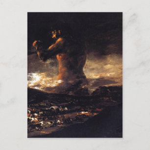 El coloso (1808-1812), Francisco de Goya. Olie op Briefkaart
