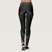 El Demonio Leggings noirs et blancs (Dos)