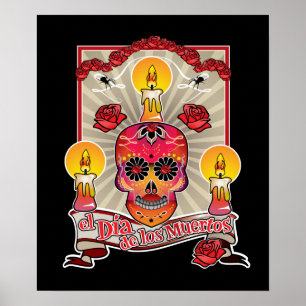 El Dia De Los Muertos - Dag van de dood Poster