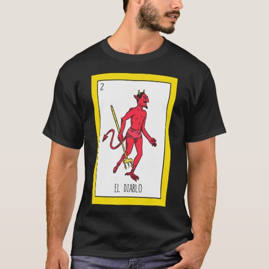 El Diablo-Kaart T-shirt (Voorkant)