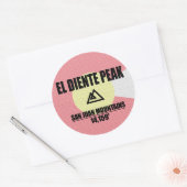 El Diente Peak Ronde Sticker (Envelop)