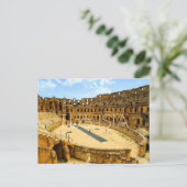 El Djem, Tunisie Carte Postale de Voyage (Debout devant)