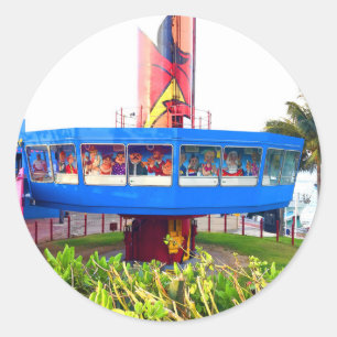El Embarcadero Tower, Cancun-Stickers Ronde Sticker