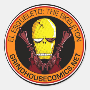 EL ESQUELETO: HET SKELET Sticker (ROND)