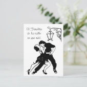 El Farolito Tango Briefkaart (Staand voorkant)
