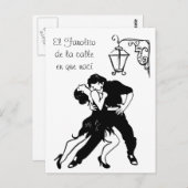 El Farolito Tango Briefkaart (Voorkant / Achterkant)