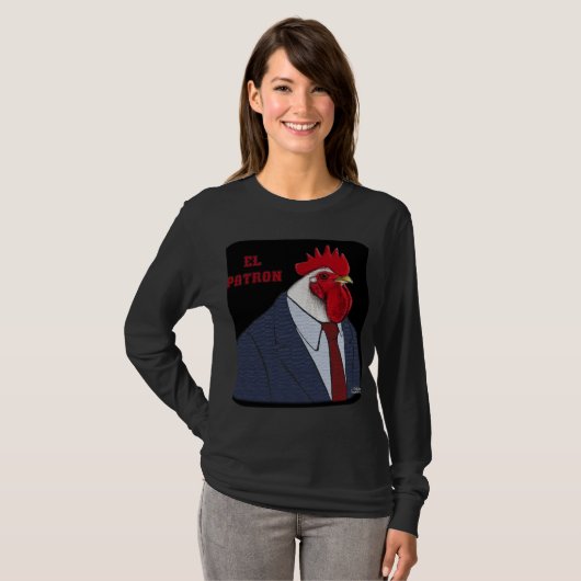 El Gallo Patron T-shirt (Voorkant volledig)