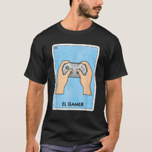 El Gamer Mexican Kaart Game - Grappig videospel T-shirt