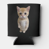 El Gato Cat Meme Dubbelzijdig Zwart Blikjeskoeler (Voorkant)