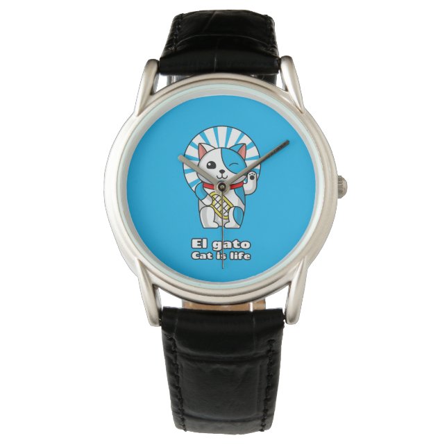 El Gato Kat Watch Horloge (Voorkant)