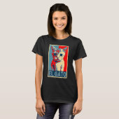 El Gato Meme Sad Crying Cat Kat Meme retro vinta T-shirt (Voorkant volledig)