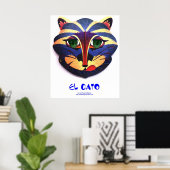EL GATO POSTER (Thuiskantoor)