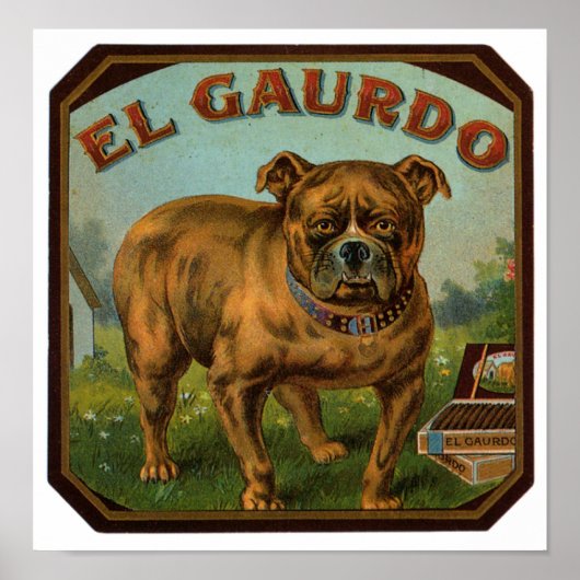 El Gaurdo Cigar Label Poster (Voorkant)