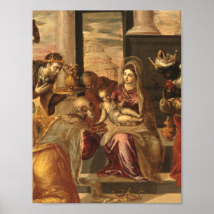 el greco adoration of the magi poster