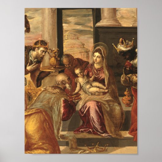 el greco adoration of the magi poster (Voorkant)