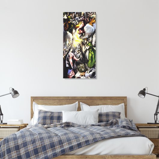 El Greco Annunciatie Virgin Mary Canvas Wrap (Insitu (Slaapkamer))