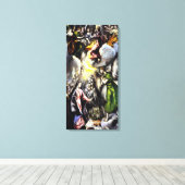 El Greco Annunciatie Virgin Mary Canvas Wrap Afdruk (Insitu (Houten vloer))