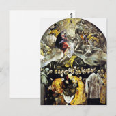 El Greco Burial of the Count of Orgaz Briefkaart (Voorkant / Achterkant)