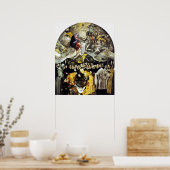 El Greco Burial of the Count of Orgaz Poster (Cuisine)