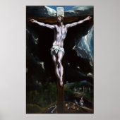 El Greco Christus op het kruis Poster (Voorkant)