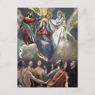El Greco - Coronatie van de Maagd Briefkaart