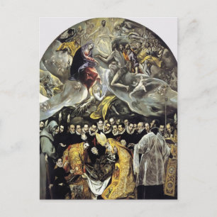 El Greco - De begrafenis van de graaf Orgaz Briefkaart