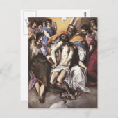 El Greco - De Heilige Drievuldigheid Briefkaart (Voorkant / Achterkant)