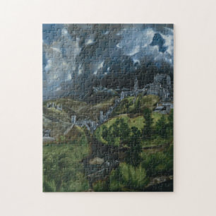 EL GRECO - Uitzicht van Toledo 1596 Legpuzzel