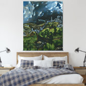 El Greco - Uitzicht van Toledo Canvas Afdruk (Insitu (Slaapkamer))