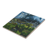 El Greco Uitzicht van Toledo Tile Tegeltje (Zijkant)
