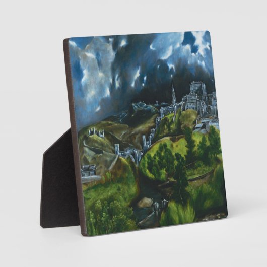 El Greco Vue sur la Plaque de Tolède (Recto)