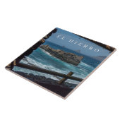 El Hierro zee uitzicht keramische tegel Tegeltje (Zijkant)