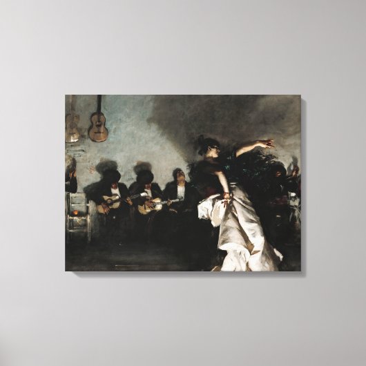 El Jaleo, 1882, van John Singer Sargent Canvas Afdruk (Voorkant)