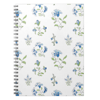El jardín en azules notitieboek