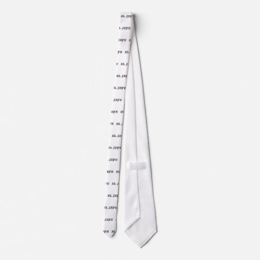 El Jefe "de baas" spullen Stropdas (Achterkant)