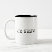 El Jefe "de baas" spullen Tweekleurige Koffiemok (Links)