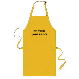 El Jefe Grillero Apron Lang Schort