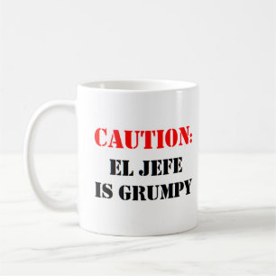 el jefe is brutaal koffiemok
