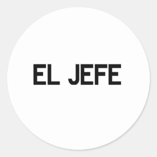 El Jefe Ronde Sticker
