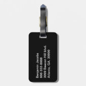 El Jefe Translation The Boss Bagagelabel (Achterkant verticaal)