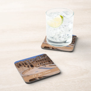 El Jem Gladiator Colosseum Tunesië Revel Souvenir Bier Onderzetter