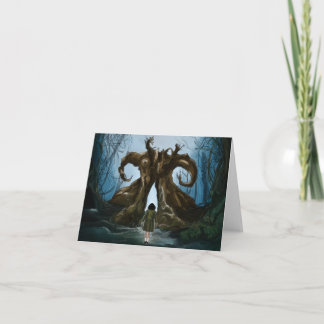 El laberinto del fauno bosque card tarjeta