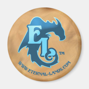 EL Logo -Blauw- Magneet