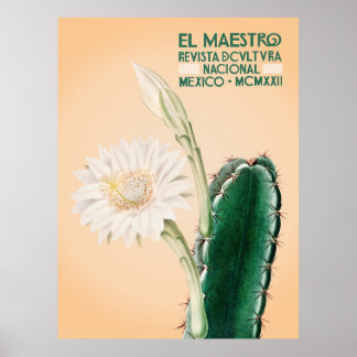 El Maestro Cactus Print | Mexicaanse Botanische Ku