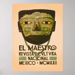 El Maestro Cactus Prints Mexicaanse Botanische K