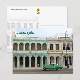 El Malecón, Havana, Cuba. -briefkaart Briefkaart