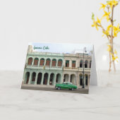 El Malecón, La Havane, Cuba - carte (Fleur jaune)