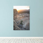 El Malpais Sandstone Bluffs Canvas Afdruk (Insitu (Houten vloer))