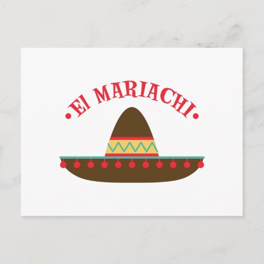 El Mariachi Briefkaart (Voorkant)