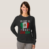 El Mas Chingon Mexican Dad Husband Regalo T-shirt (Voorkant volledig)